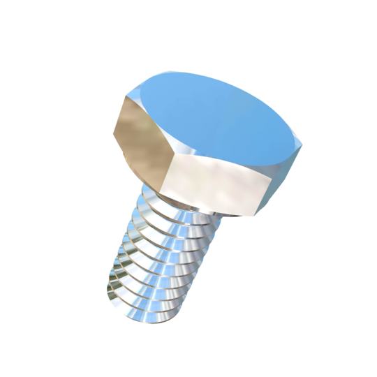 Titanium 1/4-20 X 9/16 inch UNC Fully Threaded Allied Titanium Hex Head Bolt (No Dimple)